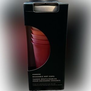NIB Holiday Themed Starbucks Reusable Hot Cups